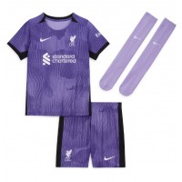 Dječji Nogometni Dres Liverpool Federico Chiesa #14 Rezervni 2024-25 Kratak Rukav (+ Kratke hlače)